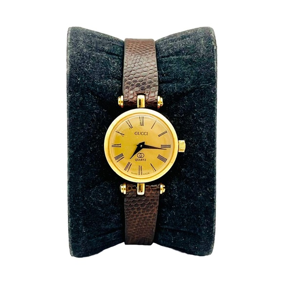 Gucci Accessories - Gucci Sherry Line Classic Swiss Made GP Vintage Ladies Watch - New Battery